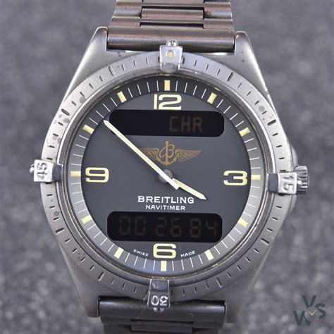 breitling aerospace titanium watch band